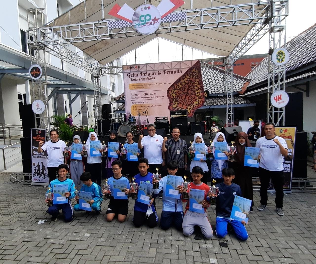 DINDIKPORA Kota Yogyakarta meloloskan 3 atletnya di tingkat Nasional pada ajang O2SN 2022.